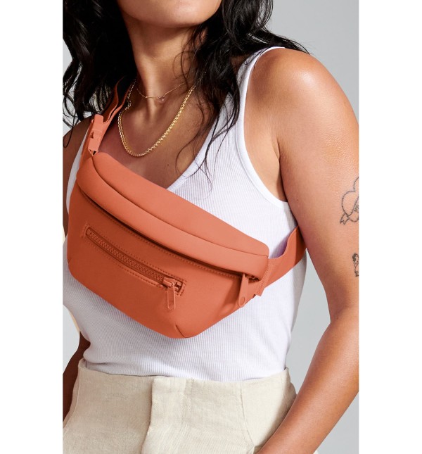 Bold and colorful waist bag