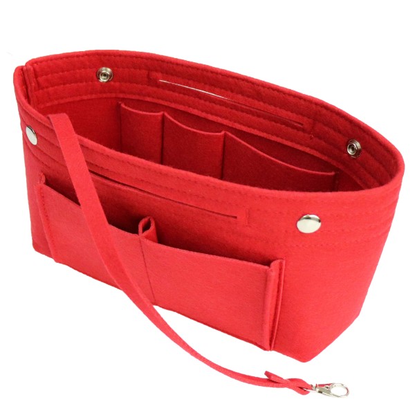 Premium felt material used for high-quality tote bag organizers.