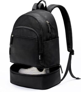 Stylish gym backpack designed for everyday use, offering comfort and practicality