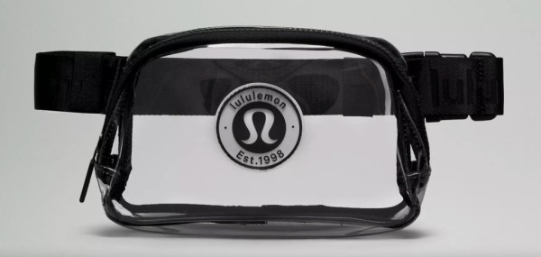 lululemon Everywhere Belt Bag (Clear) ideal for carrying essentials at stadiums