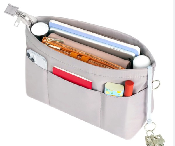 Nylon tote bag organizer showcasing durability and water-resistance.